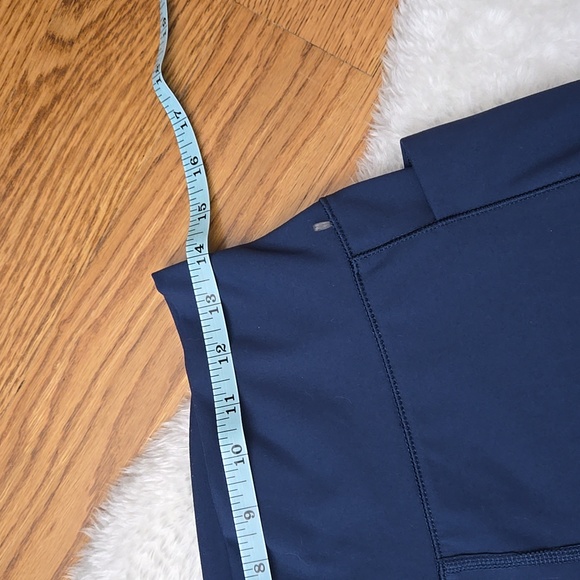 Spyder Blue Athletic Leggings, Womens Large - Picture 3 of 9